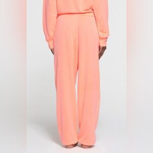 NEW SKIMS Light French Terry Classic Joggers- Neon Orange (size M)